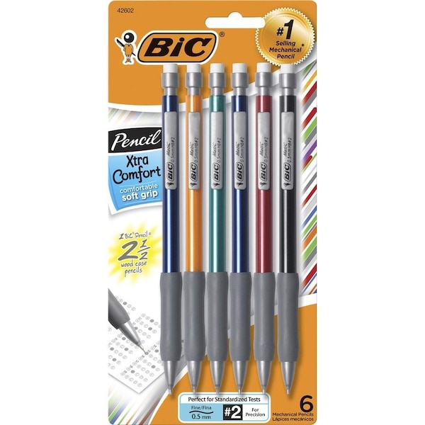 Bic Xtra-Comfort Mechanical Pencil, 0.5mm Fine Point, PK36 MPFGP61 - main