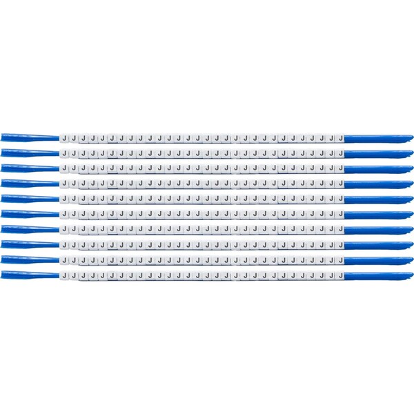 Brady ClipSleeve Wire Markers Size 07 Nylon 18 AWG - 18 AWG, J Pack of 300 Each, 300PK SCN07-J - main