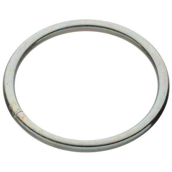 National Hardware 3155BC Series Welded Ring, 850 lb Working Load, 3 in ID Dia Ring, No 1 Chain, Steel, Zinc N223-172 - main