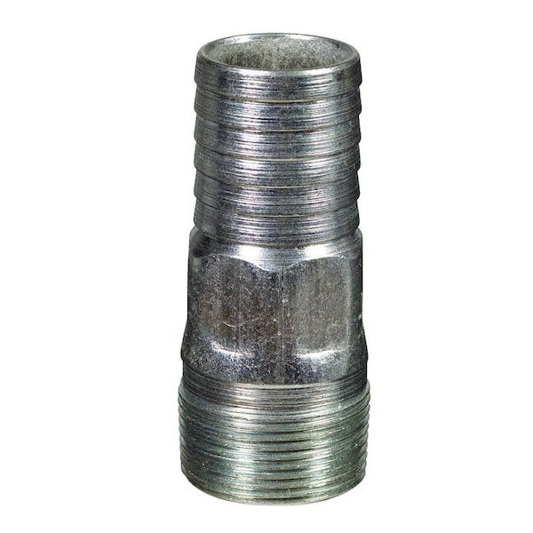 Stz Industries 1-1/4 in. Barb X 1-1/4 in. D MPT Galvanized Steel Adapter FIMMA-114 - main
