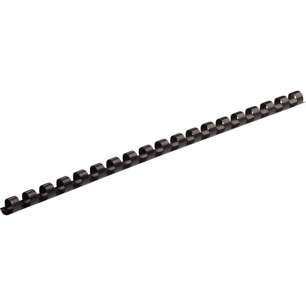 Fellowes Plastic Comb Bindings, 5/16in Diameter, 40 Sheet Capacity, Black, 25PK 52321 - main