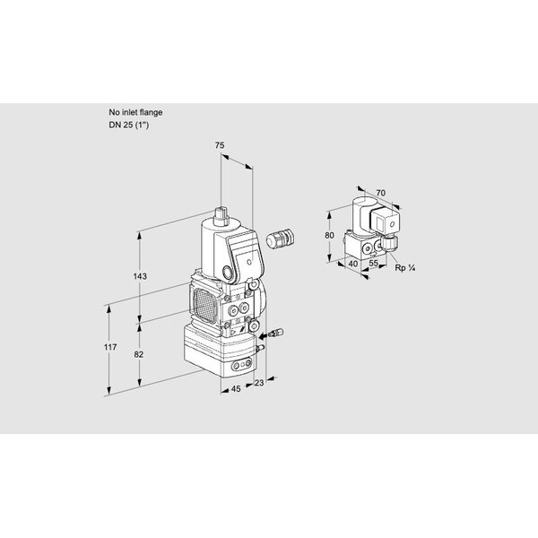 Honeywell Kromschroder VAG1-/25R/NWAE KS88013281 - main