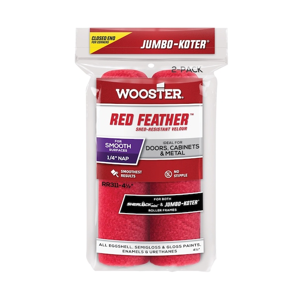 Wooster ROLLR CVR RD FEATH, 2PK 0RR3110044 - main