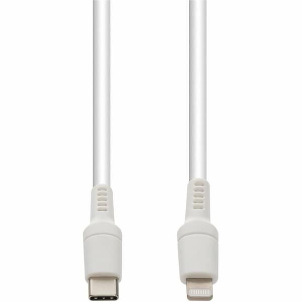 Add-On AddOn 1.0m (3.3ft) USB C 3.1 Male to Lightning Male White Sync and Charge Cable USBC2LGT1MW - main