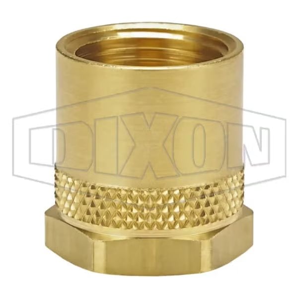 Dixon Garden Hose Adapter, 3/4-11-1/2 x 3/4-14, Female Garden Hose Thread x FNPTF, Brass, Domestic 5011212C - main