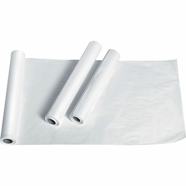 Medline Exam Table Paper, Deluxe Crepe, 21in x 125 ft, White, 12PK NON24325 - main
