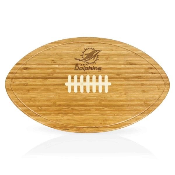 Picnic Time Family Of Brands NFL Miami Dolphins - Kickoff Football Cutting Board & Serving Tray 908-00-505-173-2 - main
