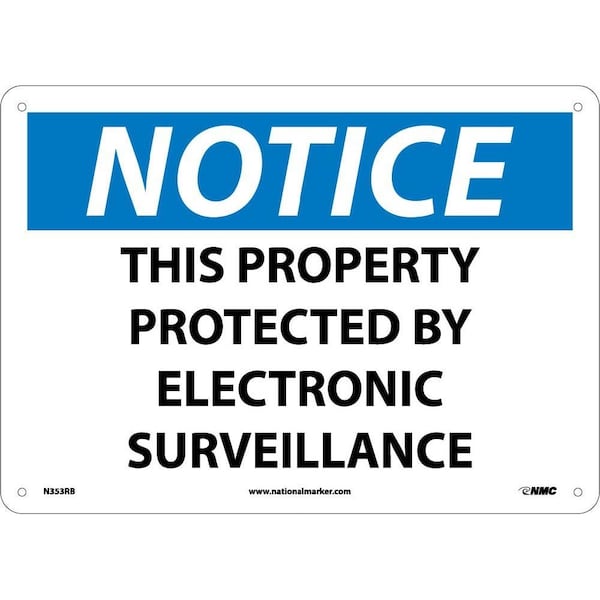Nmc Notice Electronic Surveillance Sign, N353RB N353RB - main
