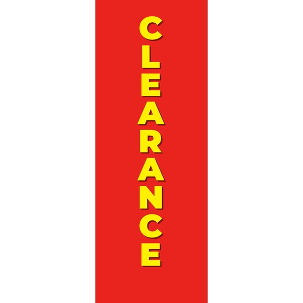 Showdown Displays 31.5 In Economy Retractor Graphic (No-Curl Hybrid Media) - Clearance Red 908061-002 - main