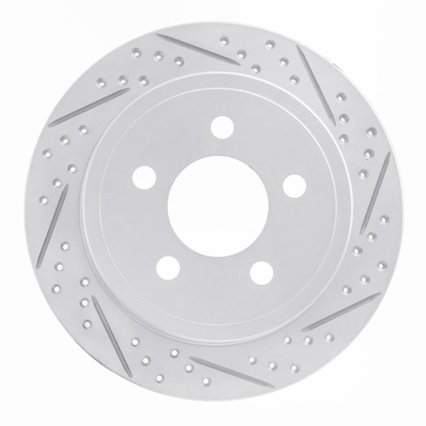 Dynamic Friction Co DFC Geoperformance Rotor - Drilled and Slotted 830-42028R - main