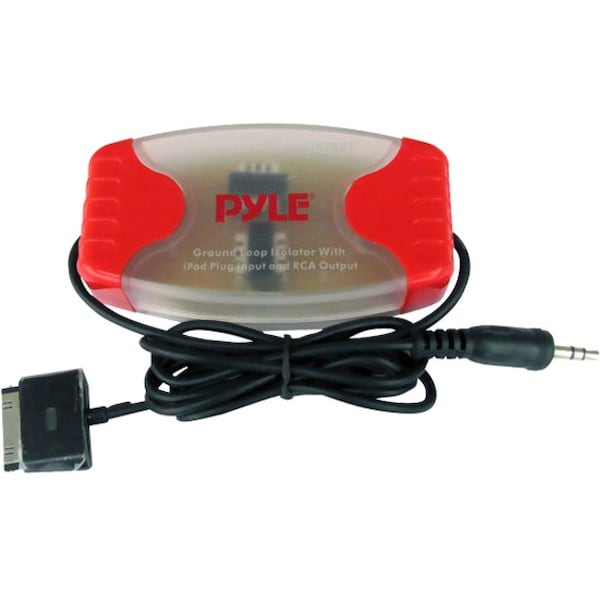 Pyle Ground Loop Noise Isolator - Eliminates Engine Interference, Apple iPhone 4 to 3.5mm Stereo PLGI37I - main