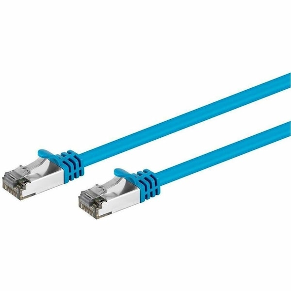 Monoprice ENTEGRADE SERIES CAT8 26AWG S/FTP ETHERNET NETWORK CABLE_ 2GHZ_ 40G_ 25FT_ BLUE 41029 - main