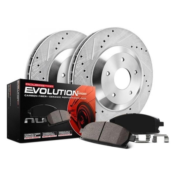 Powerstop Powerstop Front Z23 Evolution Sport Brake Kit for 2014-2019 Infiniti Q50 K6944 - main