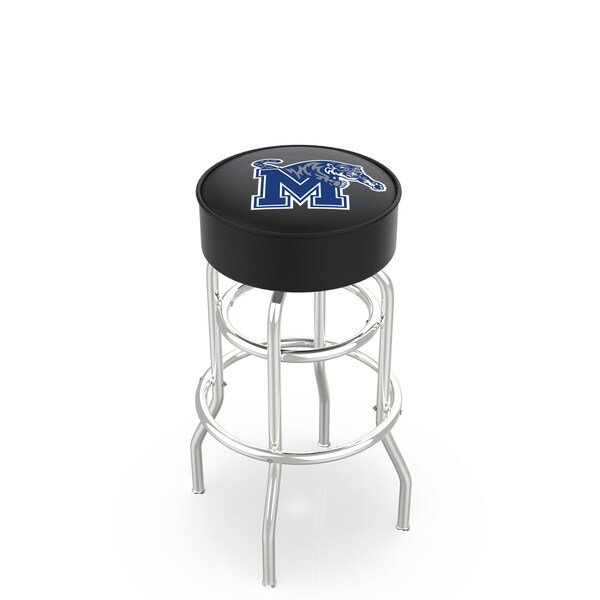 Holland Bar Stool Co 30" 4" Memphis Cushion Seat, Double-Ring Chrome Swivel Bar Stool L7C130Memphs - main