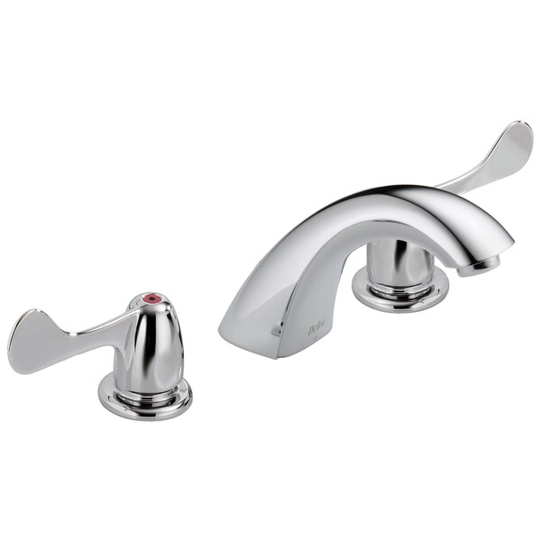 Delta Commercial Hdf Two-Handle Widespread Lavatory Faucet In Chrome 3549LF-WFLGHDF - main