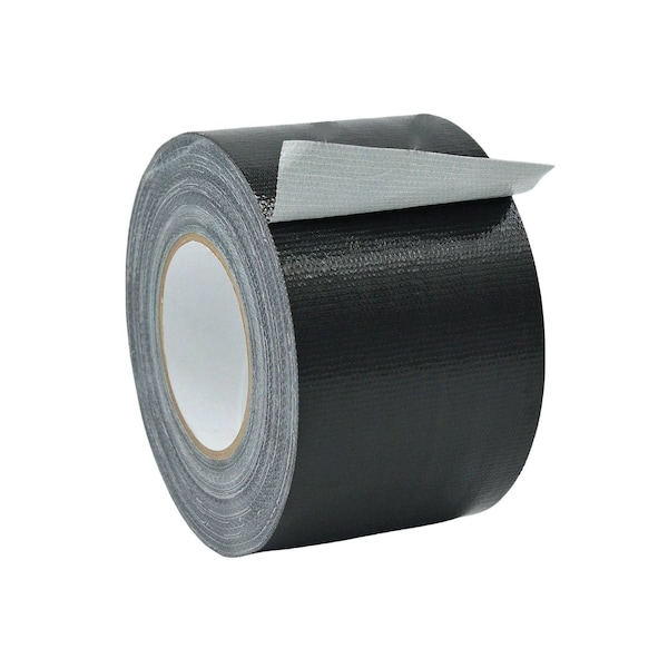 Wod Tape DTC12 Contractor Grade Duct Tape Black 4 in. x 60 ft., 12PK WOD DTC12-04000-12-60-BLA - main