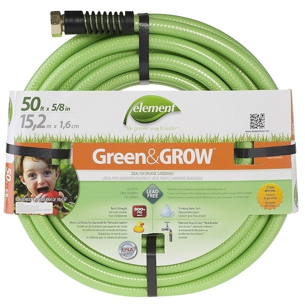 Colorite Swan Hose 5/8x50 ft Green Grow CELGG58050 - main