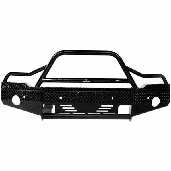 Ilc Repl. For Gmc Sierra 1500 Year 2015 Ranch Hand Summit Black Steel Bullnose Front Bumper 12 Gau WZ-EH8L-U - main