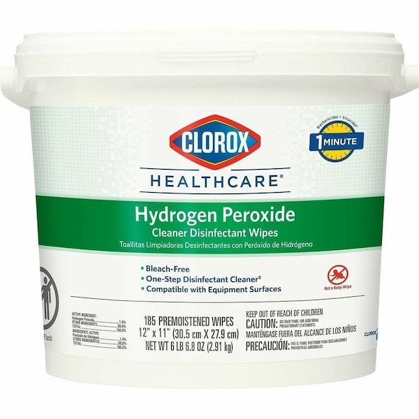 Clorox Disinfecting Wipes, Bag, White, PK2 30826 - main