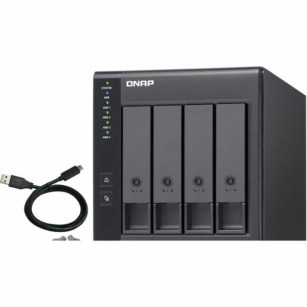 Qnap 4-bay USB 3.0 RAID Expansion Enclosure TR-004-US - main