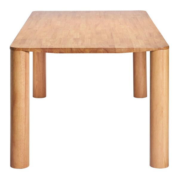 Homeroots 79" Natural Solid Wood Dining Table 572227 - main