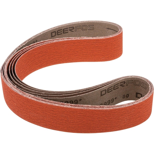 Grizzly 2" x 48" Ceramic Sanding Belt 80 grit, 5PK T31799 - main