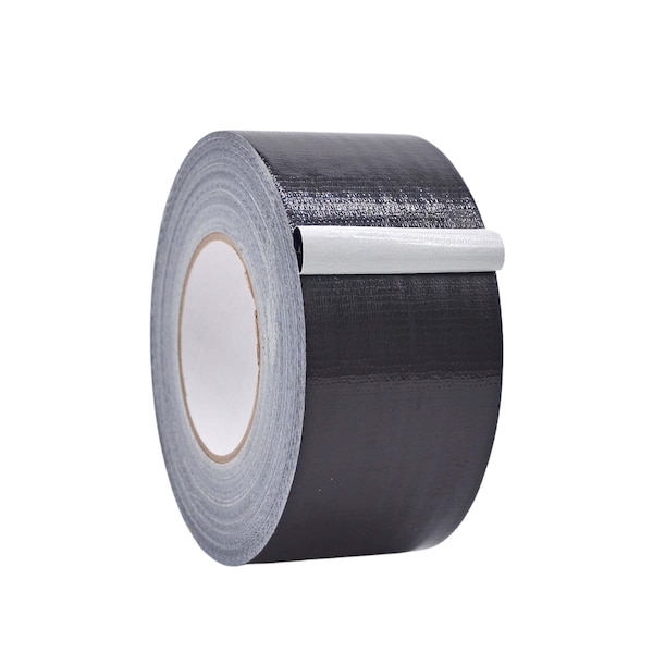 Wod Tape DTC9 Utility Grade Duct Tape Black, 4 inch x 60 ft., 12PK WOD DTC9-04000-12-60-BLA - main