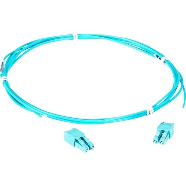 Black Box OM4 50/125 MULTIMODE FIBER OPTIC PATCH CABLE REVERSIBLE POLARITY, PUSH-PULL TAB C EFNT410-003M-LCLC - main