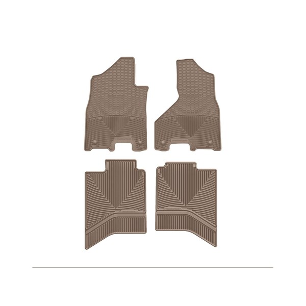 Weathertech Tan, Front and Rear All Weather Floor Mats W516TN-W336TN - main
