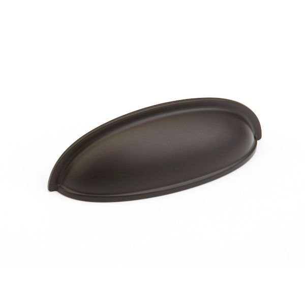 Schaub 4-5/8in Overall; 3in Center to Center Traditional Cup Pull Oil Rubbed Bronze Finish 731-10B - main
