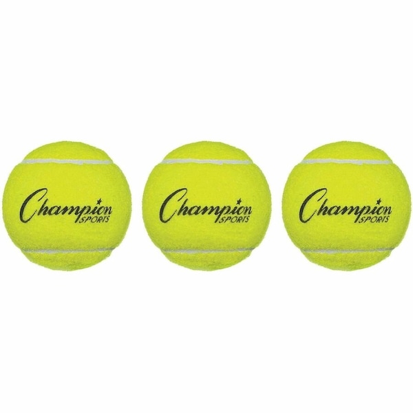 Champion Sports Tennis ball, Size 3, PK3 TB3 - main