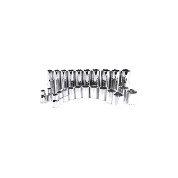 K-Tool International 3/8" Drive, 21mm Metric Socket, 6 Points, Standard 6Pt, Chrome Socket 21mm, 3/8"Dr KTI-27121 - main