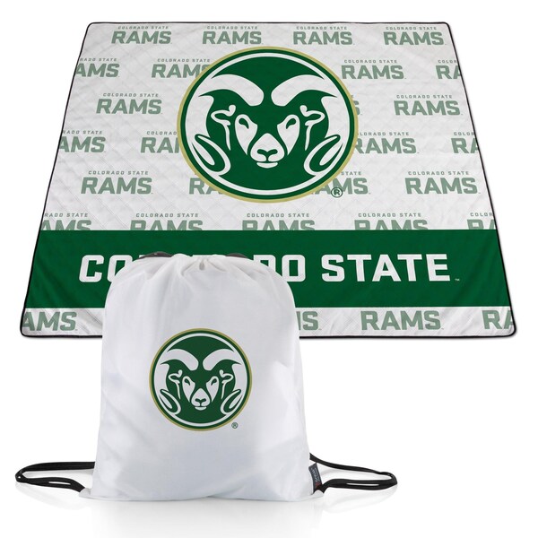 Picnic Time Family Of Brands NCAA Colorado State Rams Impresa Picnic Blanket - Lightweight Beach Blanket - Machine Washable 819-01-999-136-0 - main