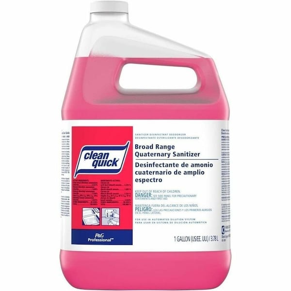 Clean Quick Quaternary Sanitizer, Broad Range, PK3 07535 - main