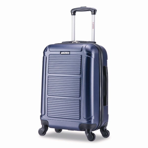 Inusa Luggage Pilot Hard Side Carry-On Suitcase, Four-Wheeled Spinner, 14.37 x 8.86 x 21.46, Blue IUPIL00S-BLU - main