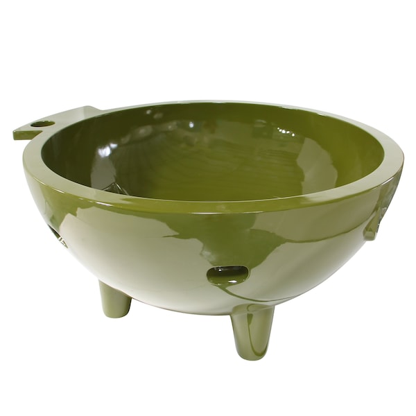 Alfi Brand Green FireHotTub The Round Fire Burning Portable Outdoor Hot Bath Tub FireHotTub-OG - main