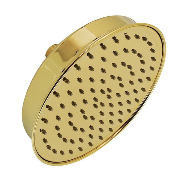 Kingston Brass 8" Round Raindrop Brass Shower Head, Polished Brass K324A2 - main