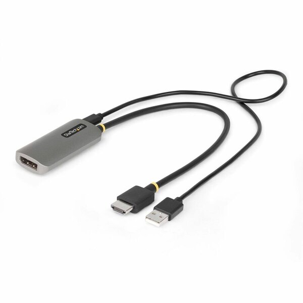 Startech.Com 1FT 30CM HDMI TO DISPLAYPORT ADAPTER CABLE, 8K 60HZ, ACTIVE HDMI 2.1 TO DP 1.4 148B-HDMI-DP-8K - main