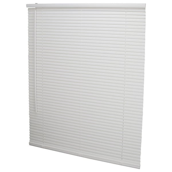 Simple Spaces Blind, 64 in L, 34 in W, Vinyl, White PVCMB-9A - main
