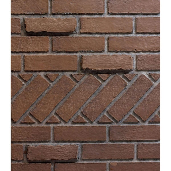 Mobiliario 32 in. Liner for Deluxe Fireboxes, Banded Brick MO2214719 - main