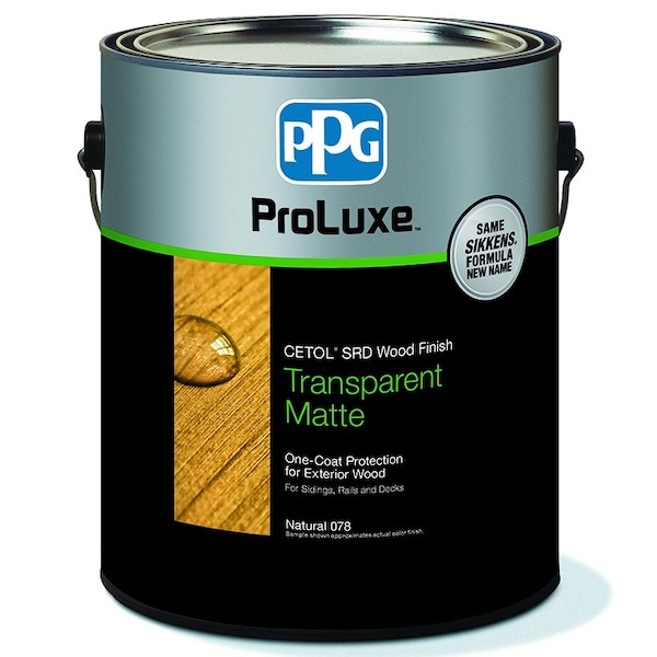 Srd Nl Gal SIK240-072 Butternut One-Coat Protection for Exterior Wood, Transparent Matte SIK240-072 - main