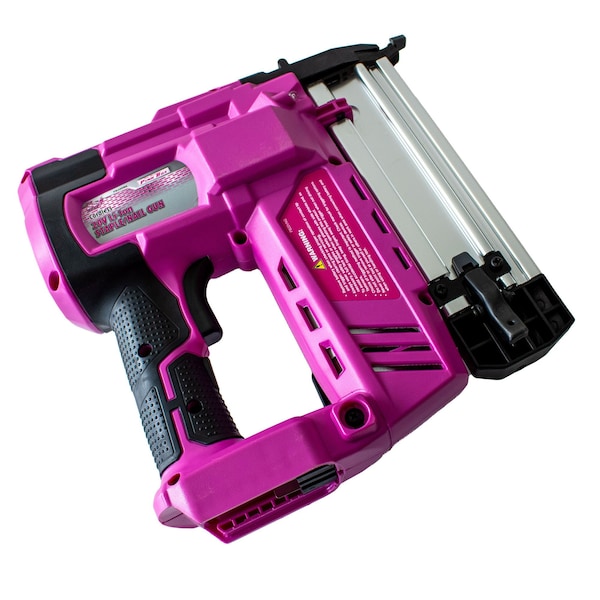 The Original Pink Box 20V Lithium-Ion Cordless 2-in1 Brad Nailer/Stapler with 2Ah Battery, Pink PB20VNG_2AH_CHRGR - main