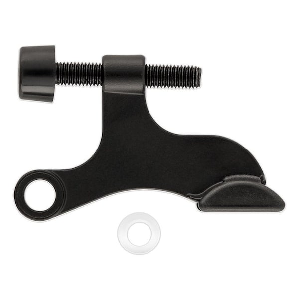 National Hardware Hinge Pin Door Stop, 2-1/16 in Projection, Zinc, Matte N830-562 - main