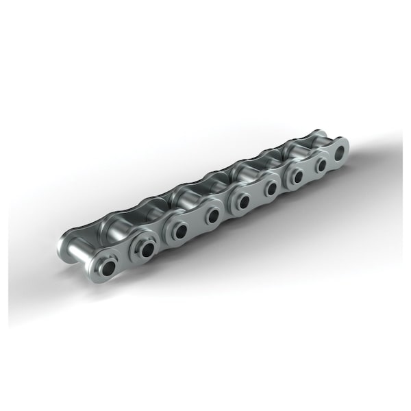 Hkk Chain Hollow Pin Roller chain, 50 ft OAL, 1/2 P, 0.312 Dia x 0.312 in W Roller, 304 SS SR040HP1B - main