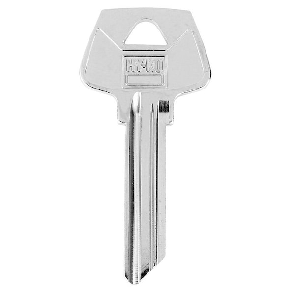 Hy-Ko Key Blank, Brass, Nickel-Plated, For: Sargent S48 Locks 11010S48 - main