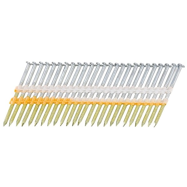 Metabo Hpt Sheathing Nail, 6D, 2 in L, 21 ga Gauge, Steel, Hot-Dipped Galvanized, Full Round Head 20171SHPT - main
