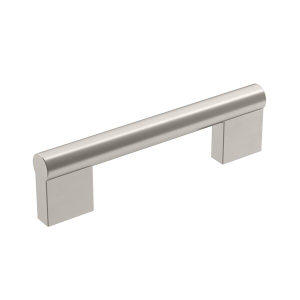 Amerock Versa 3-3/4 inch (96mm) Center-to-Center Satin Nickel Cabinet Pull, 25PK 25VMP36912G10 - main