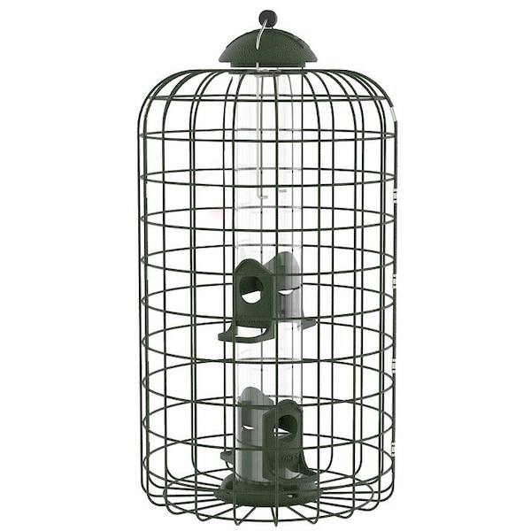 Stokes Select Wild Bird Feeder, 17-13/16 in H, 1.1 qt, Black, Hanging Mounting 38002 - main