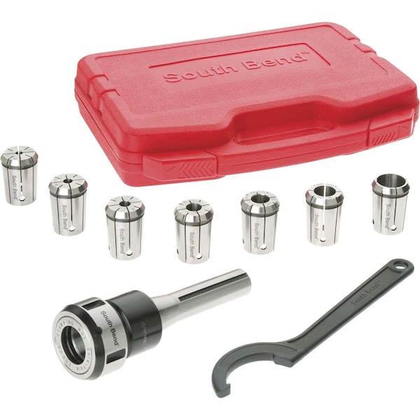 South Bend 8-Piece Quick Change Collet Set, R8 SB1348 - main