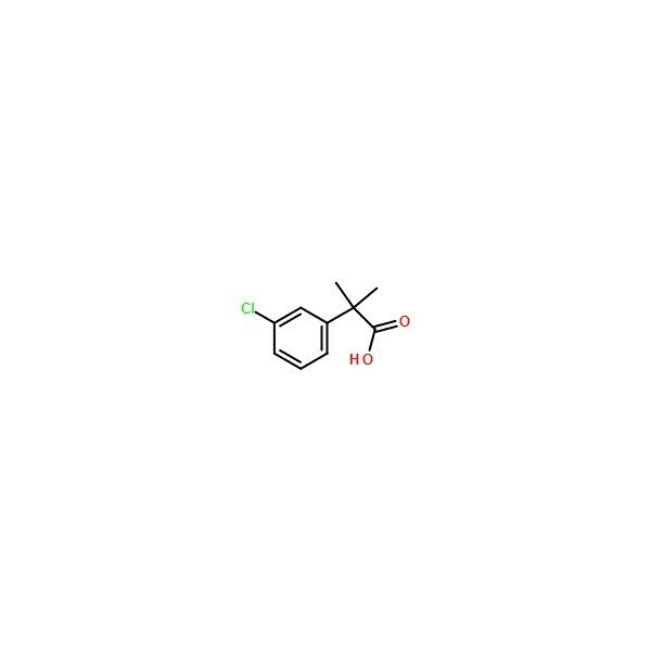 Ak Scientific 2-(3-Chlorophenyl)-2-methylpropanoic acid (1g), CAS 64798-35-2 7381AE-1g - main